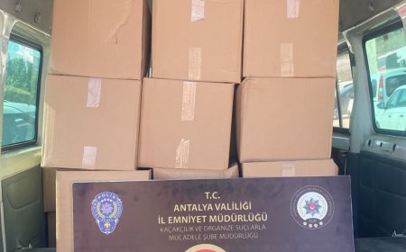 Antalya'da kaçakçılık operasyonları: 1 haftada binlerce kaçak ürün ele geçirildi
