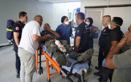 Antalya'da İnşaatta Yoğun Koku Paniği: 2 İşçi Fenalaştı
