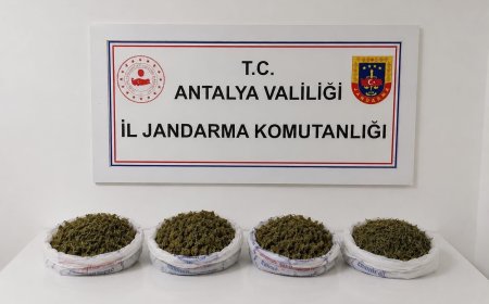 Alanya'da Jandarmadan Uyuşturucu Operasyonu: Yaklaşık 2 Kilo Kubar Esrar Ele Geçirildi.