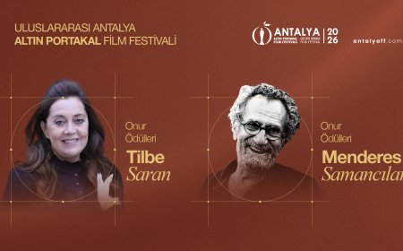 63. Uluslararası Antalya Altın Portakal Film Festivali Onur Ödülleri Menderes Samancılar ve Tilbe Saran'ın