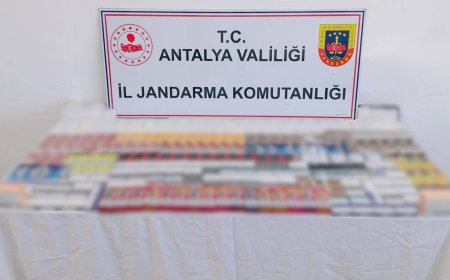 Kemer'de Kaçak Sigara Operasyonu! Jandarmadan İşletmeye Baskın