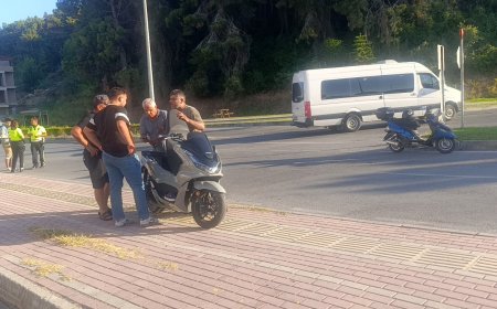 Manavgat'ta İki Motosiklet Çarpıştı! Kazada 2 Sürücü Yaralandı