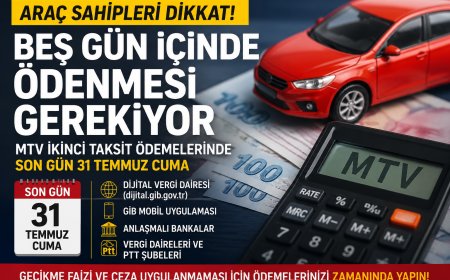 Araç Sahiplerine Son Uyarı! MTV Ödemesinde Geri Sayım Başladı