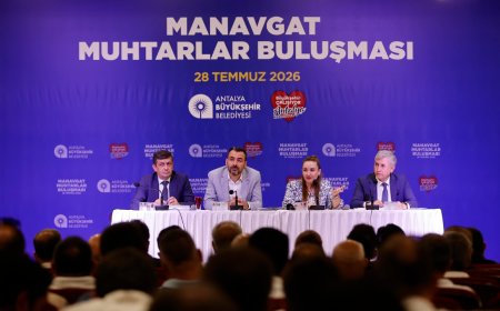 Antalya'nın ilk yüzey suyu projesi ilk kez Manavgat'ta açıklandı