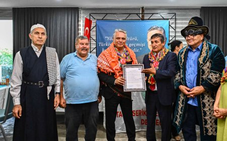 Ümit Uysal'a Yörük Kültürüne Katkılarından Dolayı Anlamlı Unvan