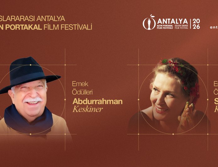 Altın Portakal'da Sinema Emek Ödülleri Abdurrahman Keskiner ve Suzan Kardeş'in