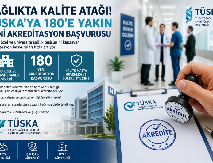 Sağlıkta Kalite Atağı! TÜSKA'ya 180'e Yakın Yeni Akreditasyon Başvurusu