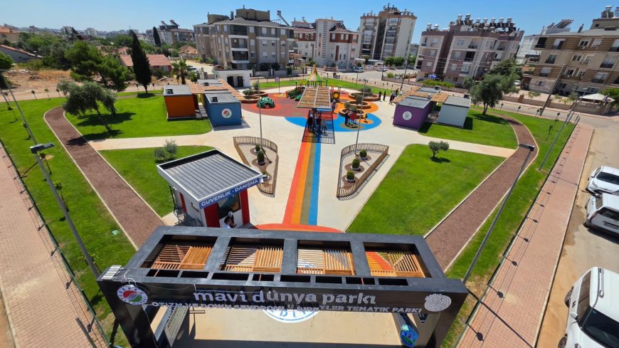 Kepez'e engel tanımayan proje: Mavi Dünya Parkı yükseliyor