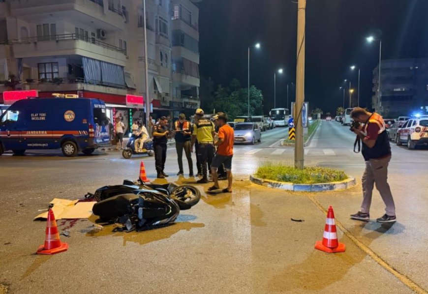 Antalya'da motosiklet kazası: Genç sürücü ağır yaralandı