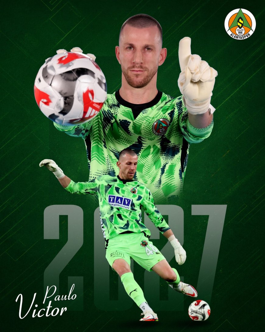 Corendon Alanyaspor'dan Paulo Victor Kararı! Tecrübeli Kalecinin Sözleşmesi Uzatıldı