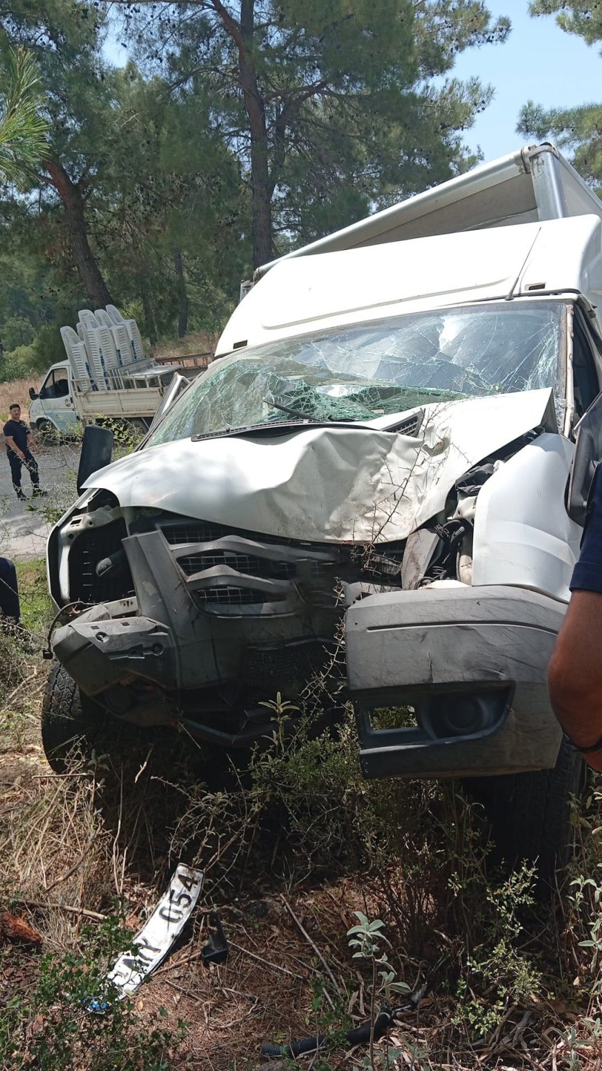 Alanya'da Feci Kaza! Kamyonet Ağaca Çarptı: Sürücü Hayatını Kaybetti, 1 Ağır Yaralı