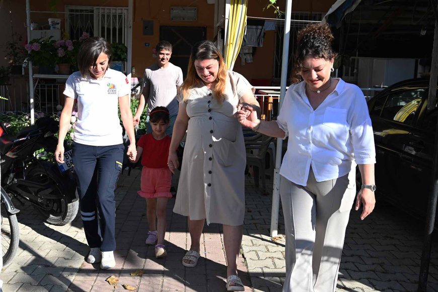Kemer'de Anne Taksi Projesi Anne Adaylarının Yanında