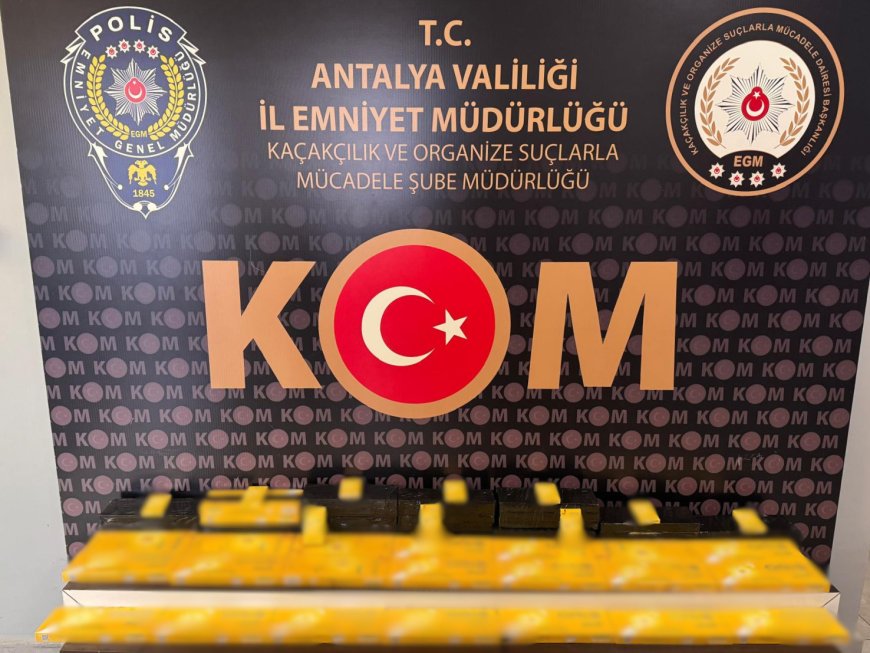 Antalya’da Kaçakçılık Operasyonları: Tarihi Eser, Kaçak Sigara ve Telefon Ele Geçirildi