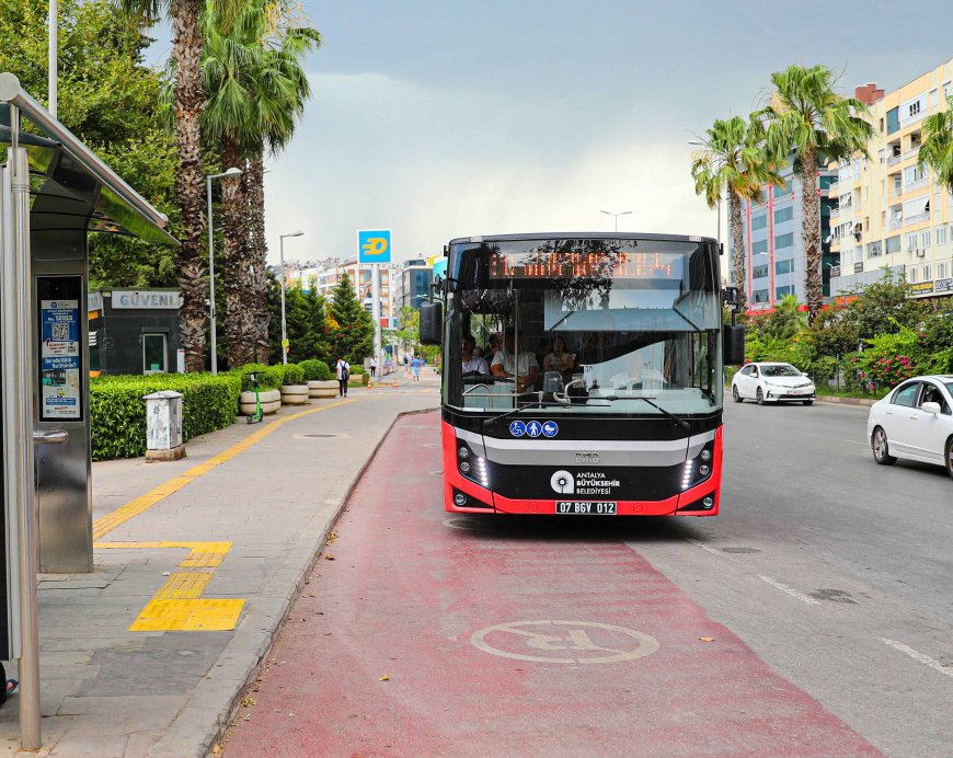15 Temmuz’da Antalya’da Toplu Ulaşım Ücretsiz Olacak