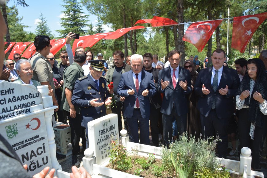 15 Temmuz şehidi Yasin Naci Ağaroğlu Korkuteli'nde dualarla anıldı