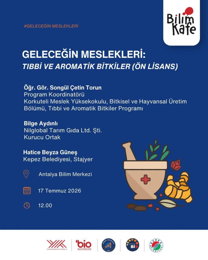 Kepez'de geleceğin meslekleri Antalya Bilim Merkezi'nde gençlerle buluşuyor