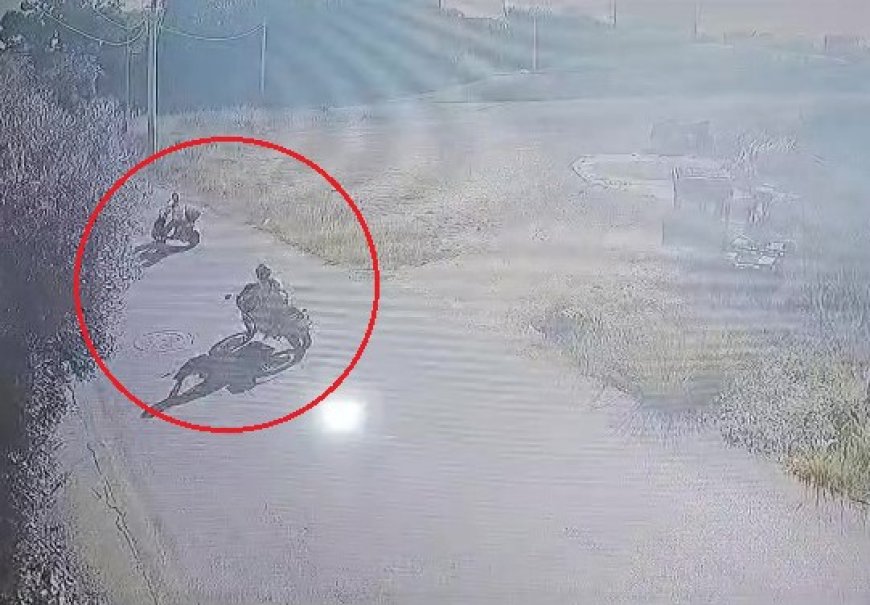 Manavgat'ta iki motosiklet çarpıştı! Kaza kameraya yansıdı