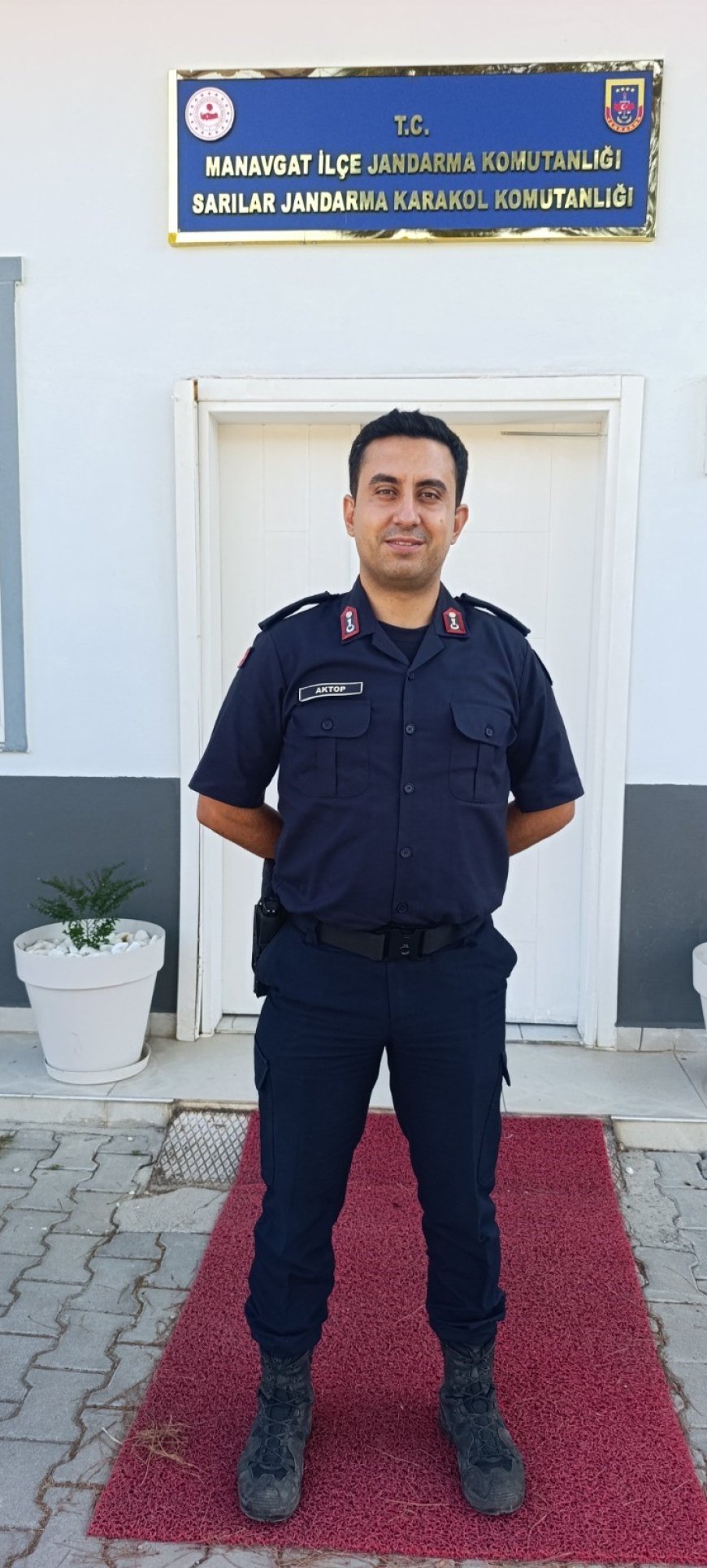 Sarılar Jandarma Karakol Komutanlığı'na Teğmen Oğuz Aktop atandı
