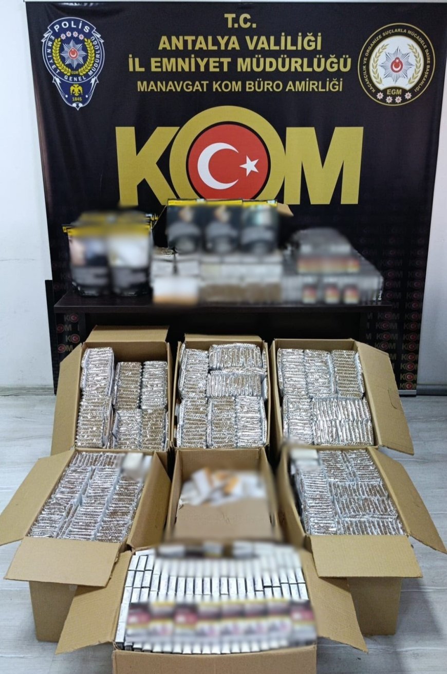 Antalya'da kaçakçılık operasyonları: 1 haftada binlerce kaçak ürün ele geçirildi