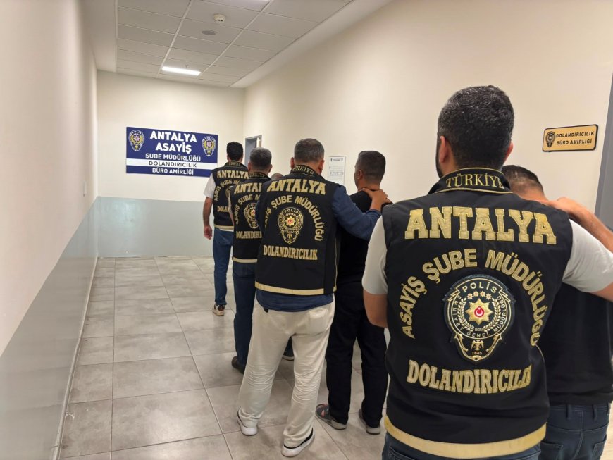 Antalya'da Son Bir Haftada 242 Şüpheli Tutuklandı