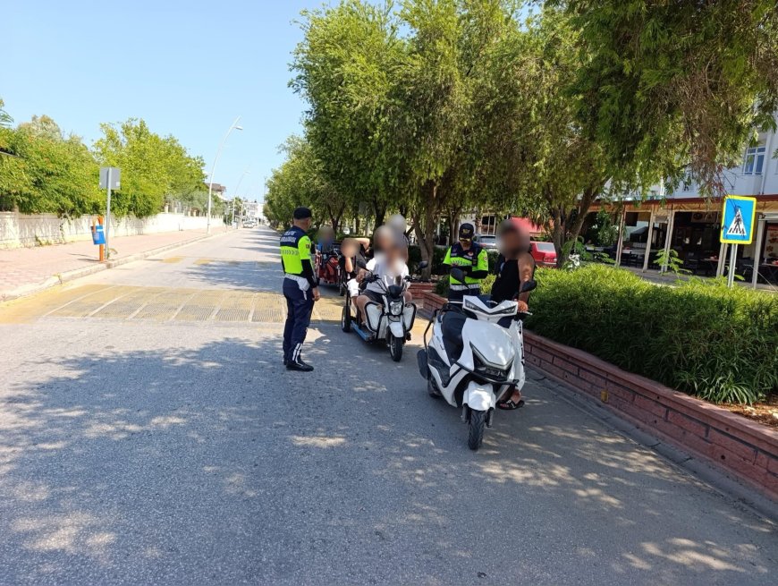 Antalya'da Motosiklet Denetimleri Sıklaştı: 410 Sürücüye Ceza