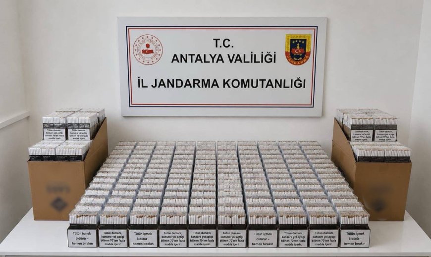 Alanya'da Kaçak Tütün Operasyonu: 10 Bin 680 Doldurulmuş Makaron Ele Geçirildi