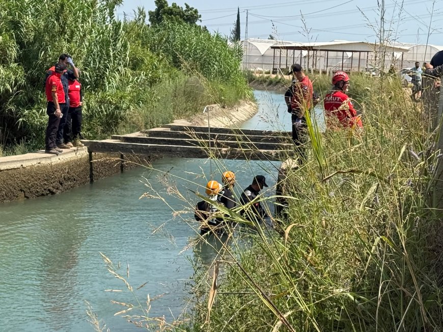 Serik'te 3 Gündür Aranan Salih Arslantaş Sulama Kanalında Ölü Bulundu.
