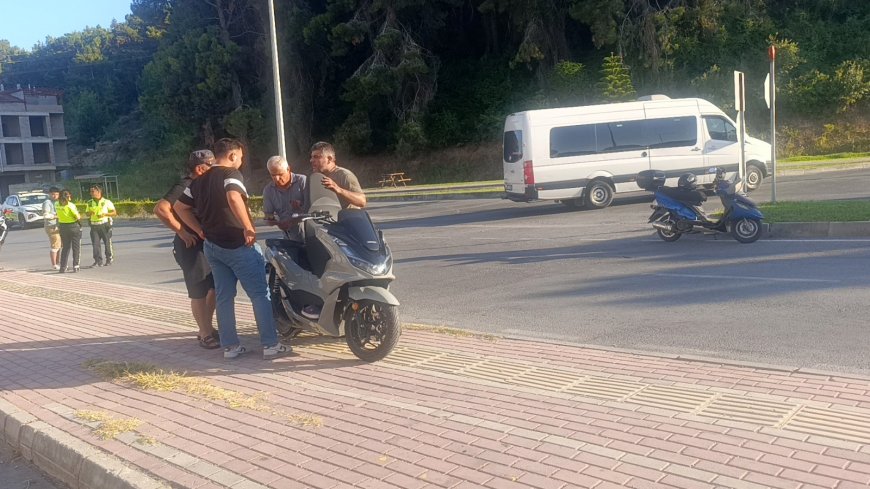 Manavgat'ta İki Motosiklet Çarpıştı! Kazada 2 Sürücü Yaralandı