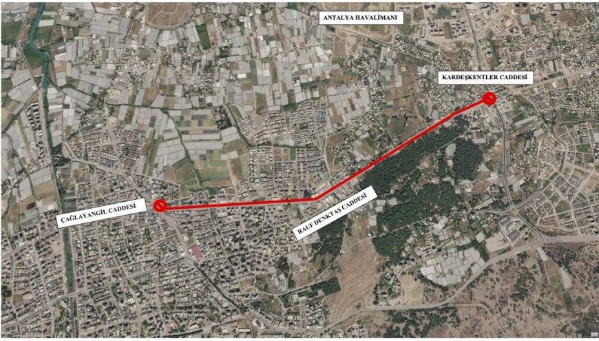 Antalya'da Trafiğe Dikkat! Rauf Denktaş Caddesi ve Bülent Ecevit Bulvarı'nda Asfalt Çalışması Başlıyor