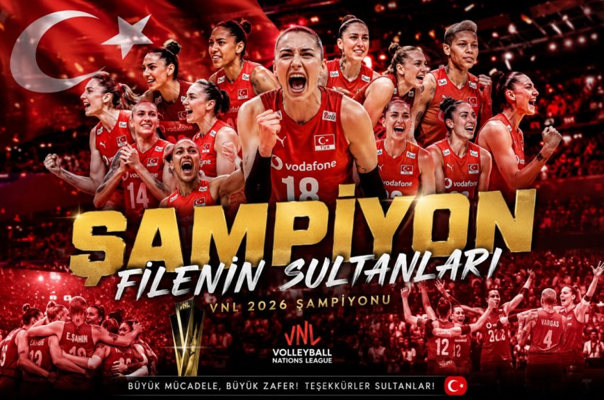 Tarih Yazıldı! Filenin Sultanları Brezilya'yı Devirdi, VNL'de 2. Kez Şampiyon Oldu