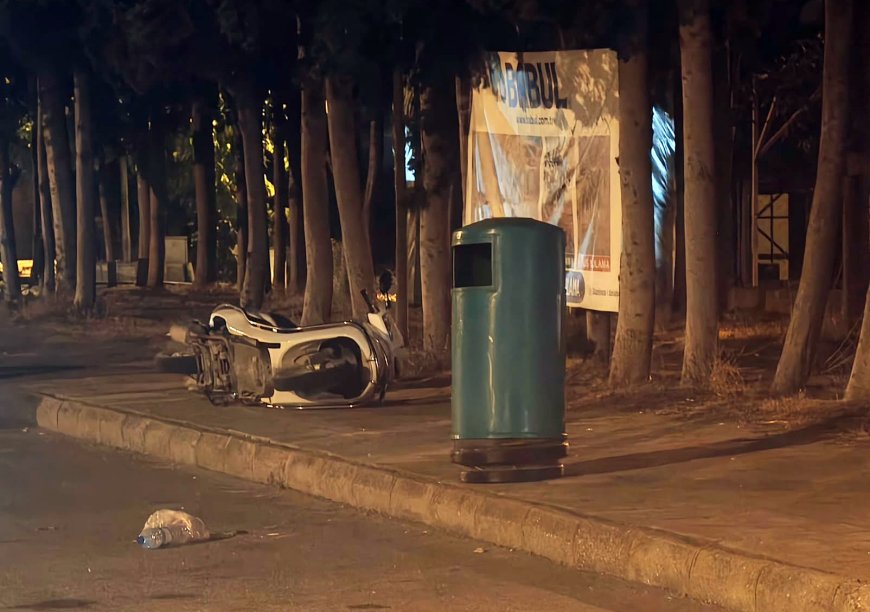 Gazipaşa'da korkutan kaza! Motosiklet sürücüsü ağır yaralandı