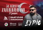 Kepez’de Zafer Bayramı Coşkusu Eypio Konseriyle Yaşanacak