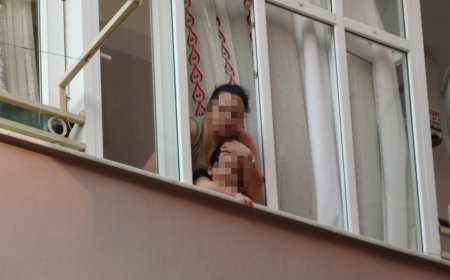 Manavgat'ta Pencereden Sarkan 3 Yaşındaki Çocuk Mahalleye Korku Dolu Anlar Yaşattı