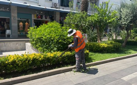 Antalya Büyükşehir'den Kemer Liman Caddesi'nde kapsamlı çevre düzenleme çalışması