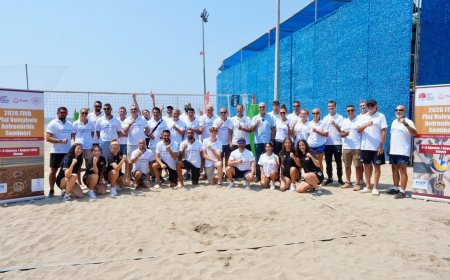 FIVB Plaj Voleybolu Antrenörlük Kursu Alanya'da başladı