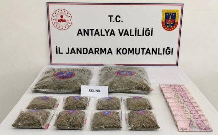 Döşemealtı'nda Dev Uyuşturucu Operasyonu: Kilolarca Skunk ve Suç Geliri Ele Geçirildi