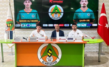 Alanyaspor’dan Çifte Transfer: Baran Ali Gezek ve Şahin Dik İmzayı Attı