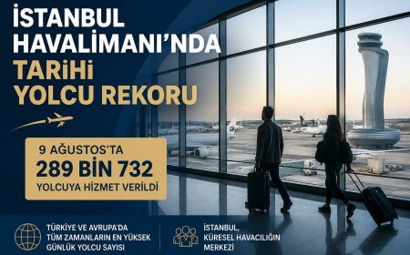 istanbul Havalimanı’nda tarihi yolcu rekoru: 289 bin 732 yolcu