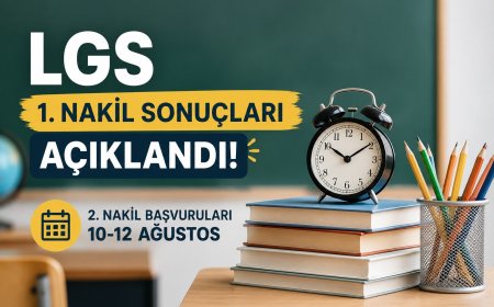 LGS 1. Nakil Sonuçları Açıklandı! 2. Nakil Başvuruları Başladı.