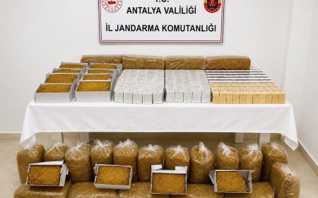 Antalya’da Kaçak Tütün Operasyonu: 285 Kilogram Kıyılmış Tütün Ele Geçirildi