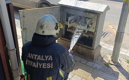 Manavgat’ta Aşırı Sıcaklar Elektrik Panolarını da Vurdu
