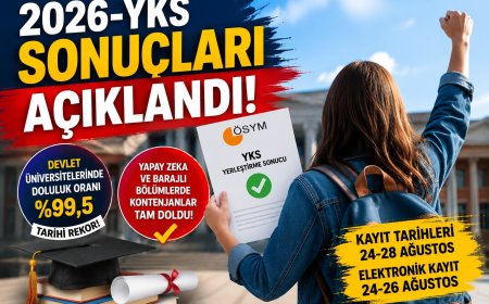 2026-YKS yerleştirme sonuçları açıklandı: Üniversitelerde tarihi doluluk.