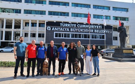 Antalya’da Afetlere Hazırlık İçin İş Birliği: Arama Kurtarma Köpekleri Zeyna ve Tina Göreve Hazırlanıyor