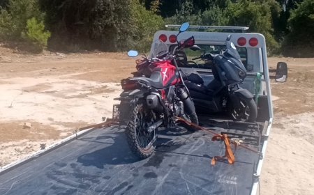Manavgat’ta Kasksız ve Plakasız Motosikletini Bırakıp Kaçtı: 48 Bin 500 TL Ceza