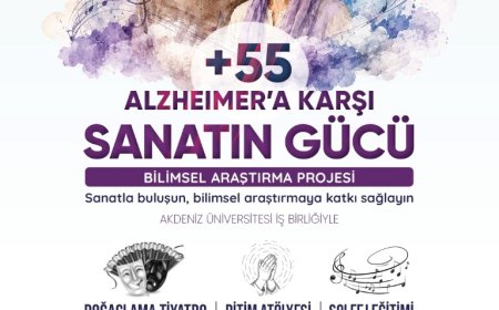 Konyaaltı’nda Alzheimer’a Karşı Sanatın Gücü: Bilimsel Projenin Kayıtları Başladı