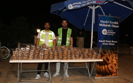 Büyükşehir Mevlit Kandili’nde 19 İlçede Lokma İkram Etti