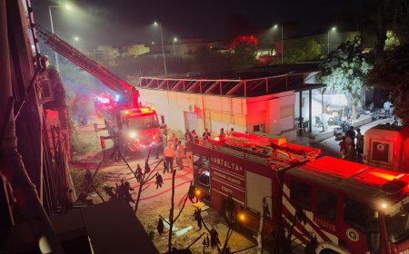 Manavgat’ta Personel Lojmanında Yangın Çıktı: Büyümeden Söndürüldü