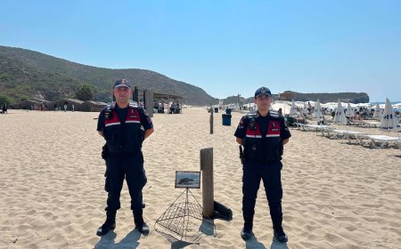 Patara’da Caretta caretta nöbeti: Jandarmadan yuvalama alanlarında denetim