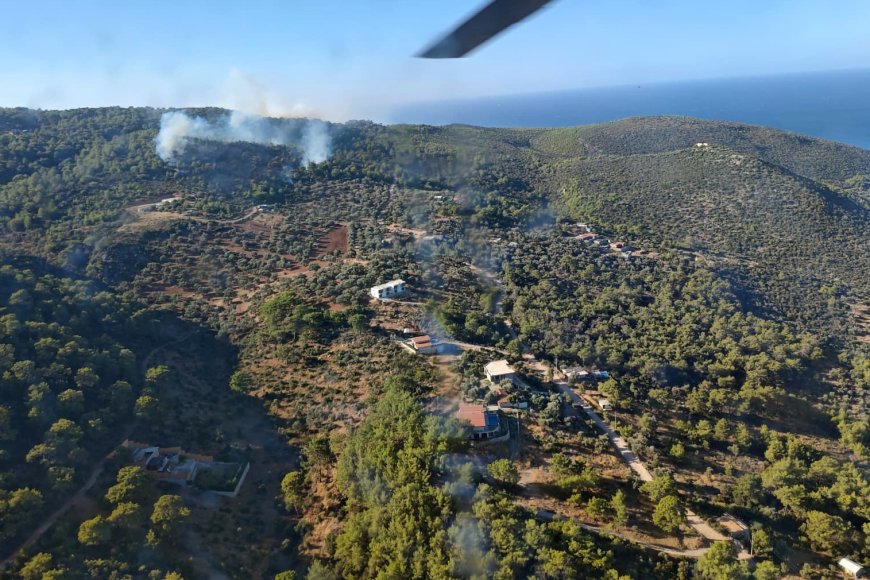 Antalya Kaş’ta Orman Yangını: Havadan ve Karadan Müdahale Başladı