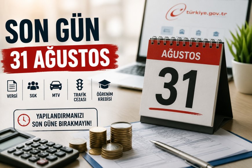 Kamu borçlarında son 24 gün! Yapılandırma başvuruları 31 Ağustos'ta sona eriy